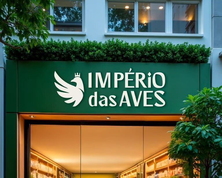 Logomarca Império das Aves, projeto da Neex Brasil